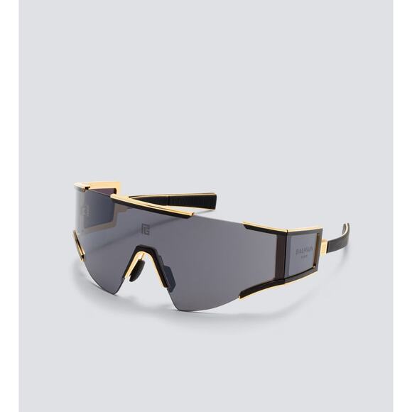 Balmain Unisex Fleche Sunglasses Gold Black ABPS138 New main image 6